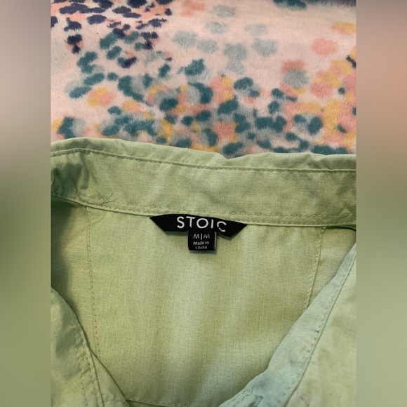 Stoic Adventure Performance Button Up Short Sleeve size Medium men’s - Picture 4 of 13